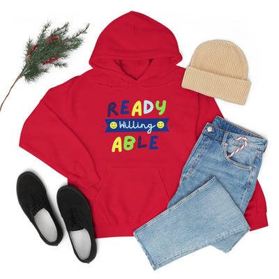 Ready Willing Able  - Unisex Heavy Blend™ Hooded Sweatshirt