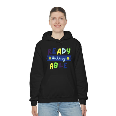 Ready Willing Able  - Unisex Heavy Blend™ Hooded Sweatshirt