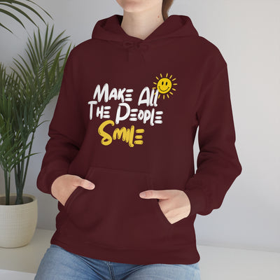 Make All People Smile - Unisex Heavy Blend™ Hooded Sweatshirt