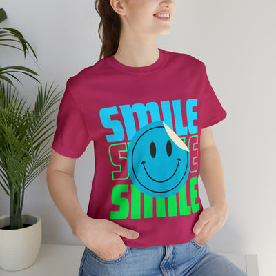 Smile  Unisex Jersey Short Sleeve Tee